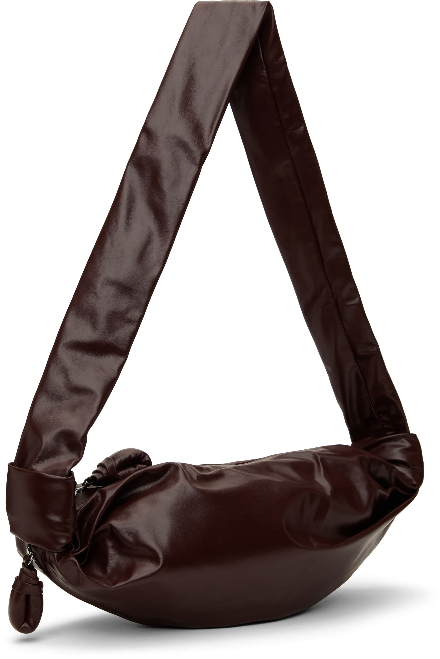 Дамска чанта LEMAIRE Small Soft Croissant Bag Бургунди | BG0092 LL0028, 1