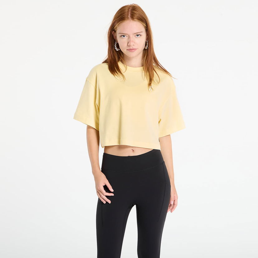 Съкратен топ On Running Women's Boxy Cropped T-Shirt Жълто | 1WF11123537