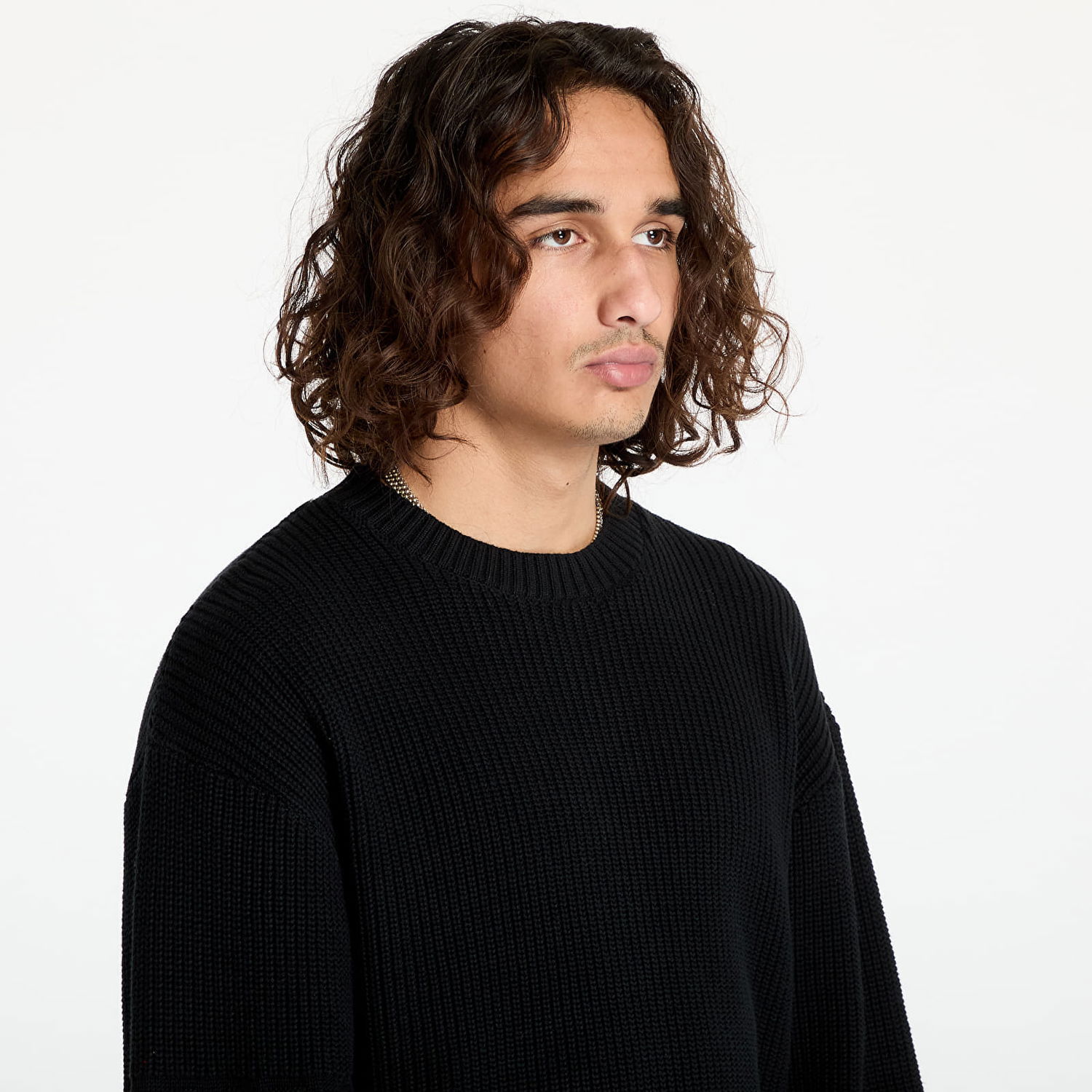 Пуловер DAILY PAPER Band Knit Sweater Black Черно | 2422079, 1