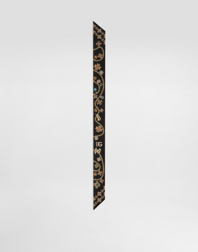 Dolce & Gabbana Silk Twill Bandeau
