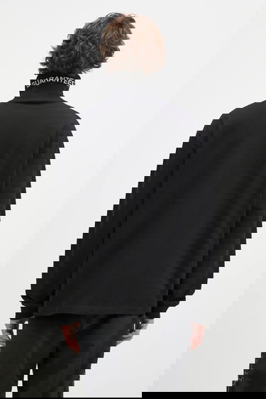 Тениска Pleasures Long-sleeved Cotton Satisfaction Turtleneck Черно | P24W026, 2