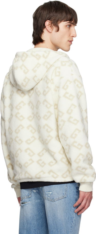 Суитчър Givenchy Givenchy Monogram 72 Jacquard Fleece Hoodie Бяло | BM01BV317L101, 2