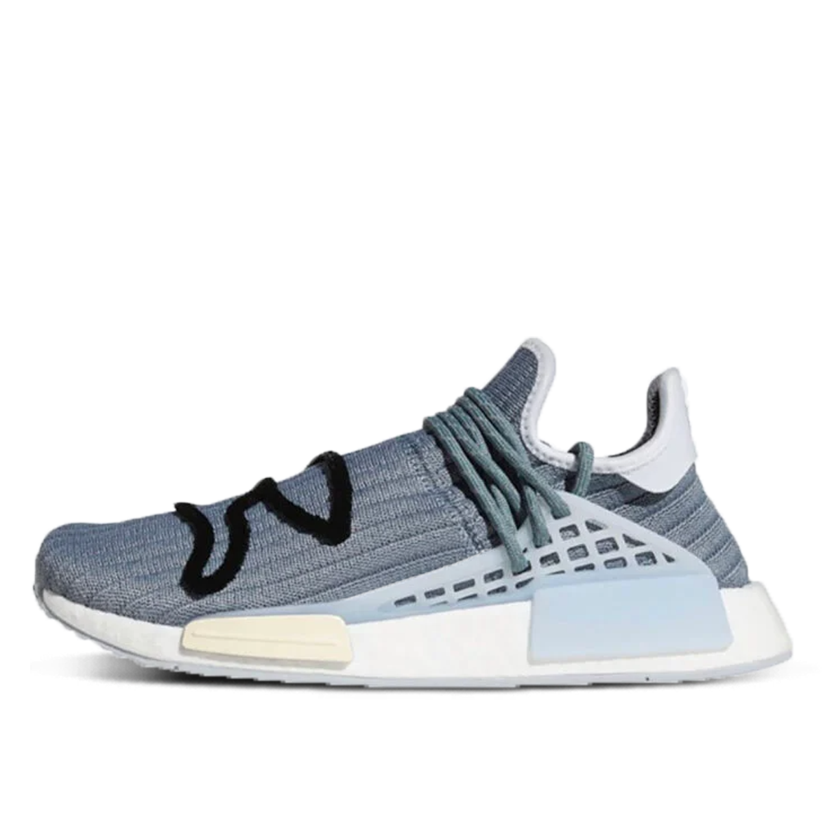 Кецове и обувки adidas Originals BBC Ice Cream x Pharrell x NMD Human Race 'Running Dog - Space Grey' Сиво | GX3066, 0
