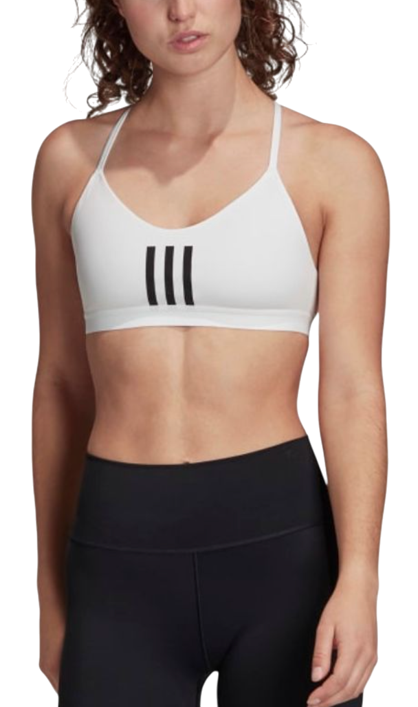 Сутиен adidas Originals 3 Stripes All Me Sports Bra Бяло | ft1877, 0