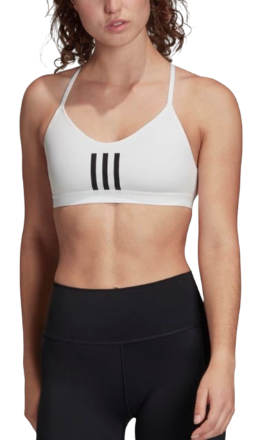 Сутиен adidas Originals 3 Stripes All Me Sports Bra Бяло | ft1877, 0