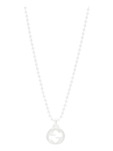 Колие Gucci Interlocking G Pendant Necklace Sterling Металик | YBB479219001