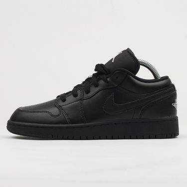 Кецове и обувки Jordan Air Jordan 1 Low "Black" GS Черно | 553560-006, 0