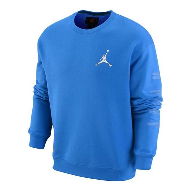 Суитчър Jordan Jumpman Long Sleeve Sweatshirt Синьо | FB7658-435
