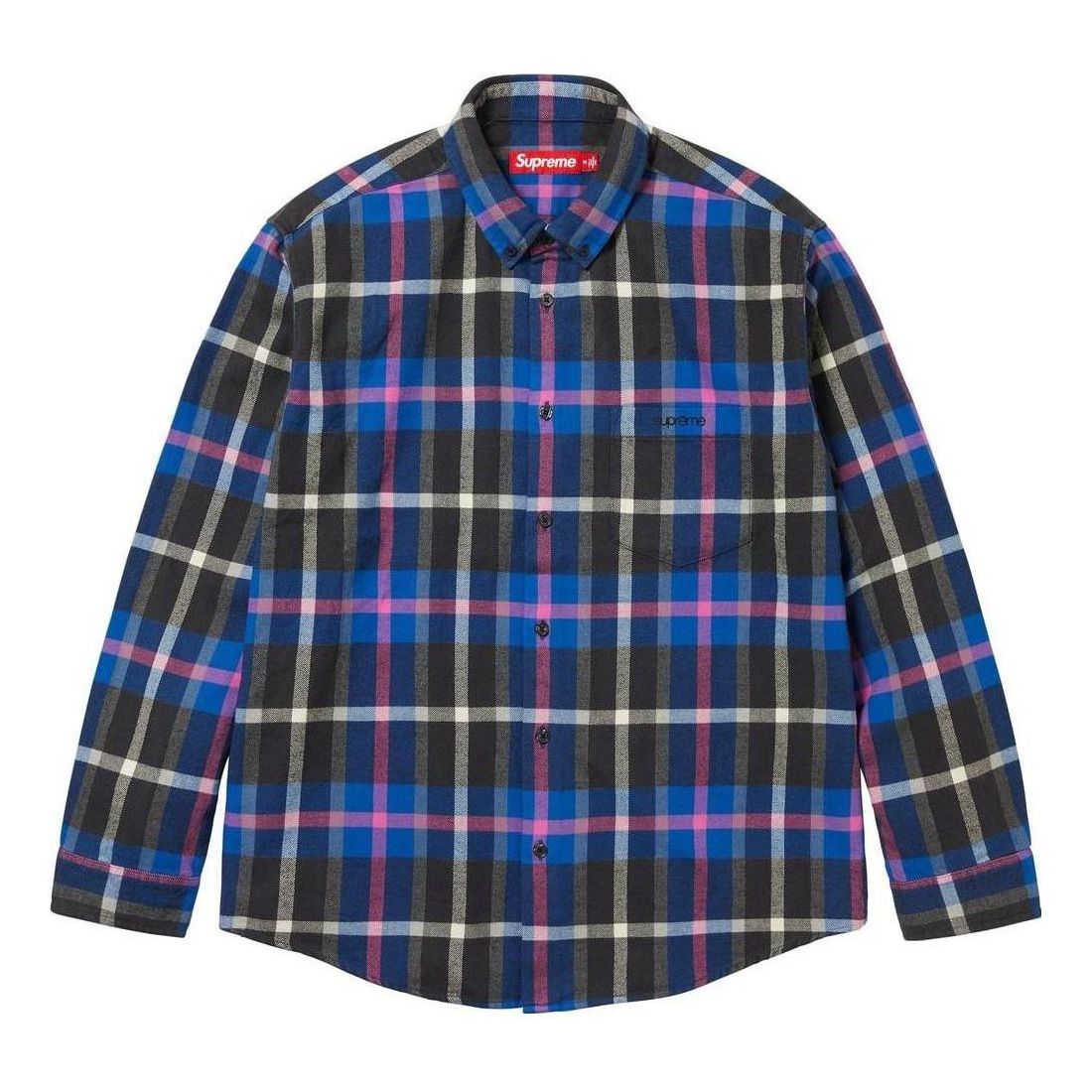 Риза Supreme Plaid Shirt Синьо | SUP-FW23-082, 0