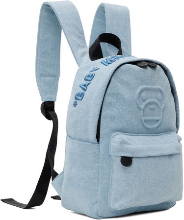 Раница BAPE Baby Milo Denim Mini Backpack Синьо | 0MXBGW4358XXO, 1