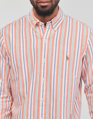 Риза Polo by Ralph Lauren Classic-Collar Striped Cotton Shirt Розово | 710928920001, 3
