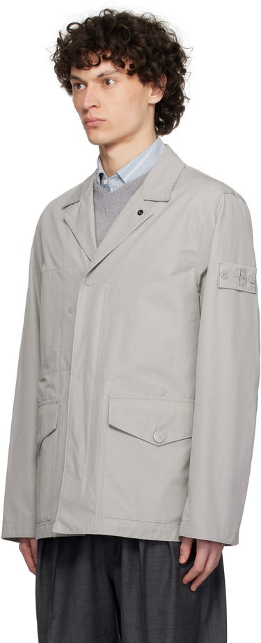 Яке Stone Island Stone Island Weatherproof Cotton Canvas Jacket Сиво | K1S15 A100002 S00F1, 3