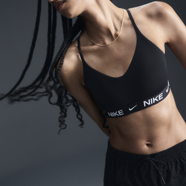 Сутиен Nike Sports Bra with Logo Band Черно | FD1062-011, 2