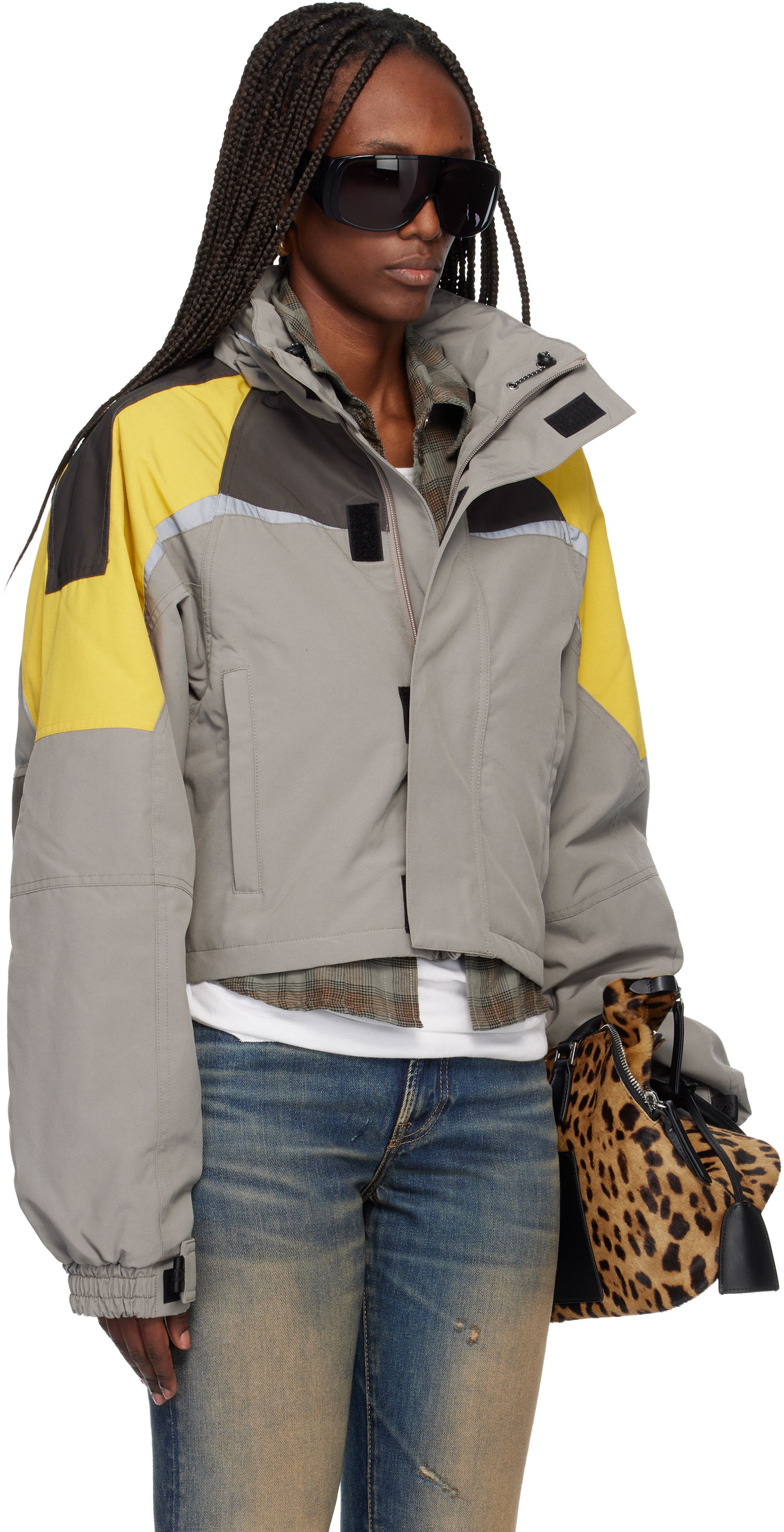 Яке Martine Rose Martine Rose Shrunken Sports Jacket Многоцветен | 741WO10054, 1