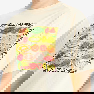 Тениска MARKET Smiley Same Page T-Shirt Бежово | 399002182-CRE, 5