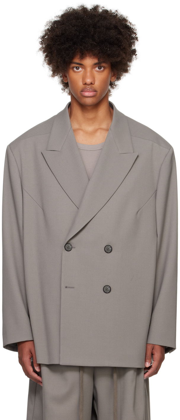 Яке Entire Studios Double Breasted Blazer Сиво | ES2438GR, 0