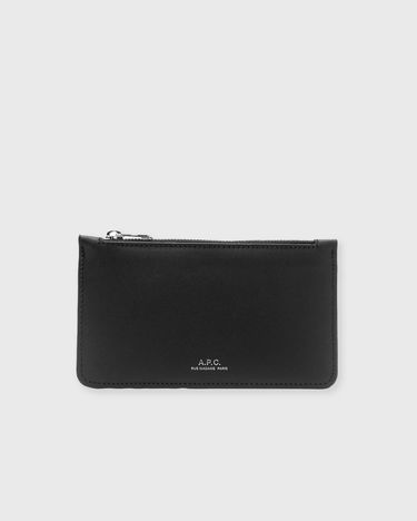 Портфейл A.P.C. Walter Zip Card Wallet Черно | PXAWV-H63205-LZZ, 3