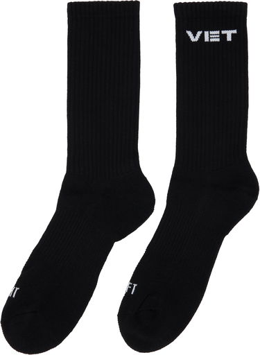 Чорапи VETEMENTS VETEMENTS Vet Socks Черно | UH76SO250B, 2