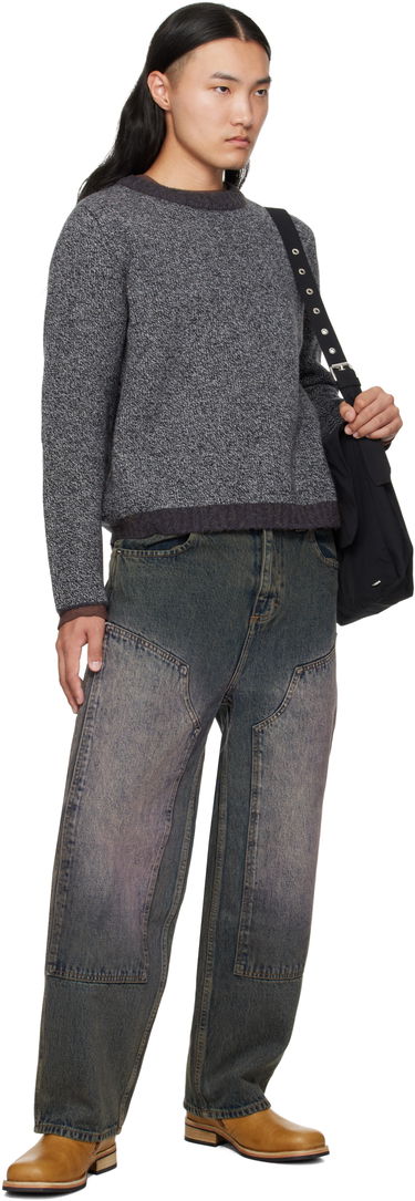 Пуловер Eckhaus Latta Eckhaus Latta Yak Knit Sweater Сиво | 8258-EL-PF25-M, 3