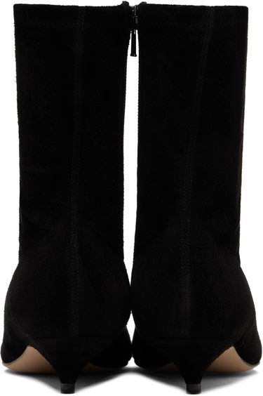 Кецове и обувки The Row Black Liisa Boots Черно | F1545-S11, 4