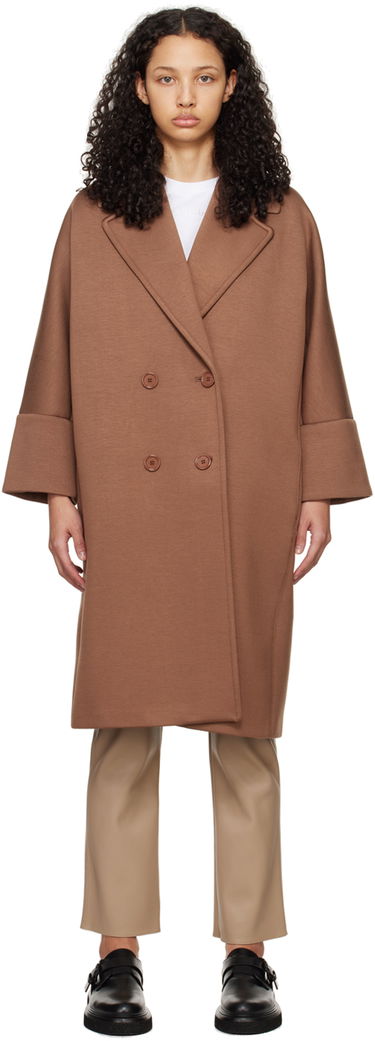 Палта Max Mara Max Mara Epopea Double-Breasted Coat Кафяво | 2419901021600 MM13074, 0