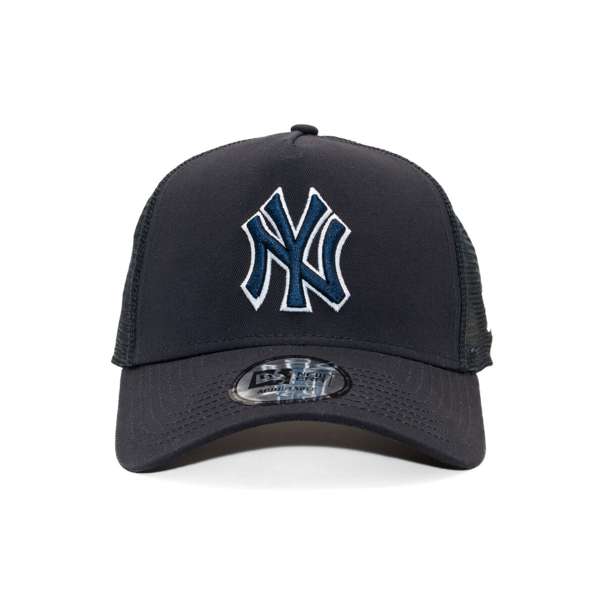 Шапка с козирка New Era New Era MLB Outline 9FORTY Trucker NY Yankees Adjustable Hat Тъмно синьо | 60691070, 1