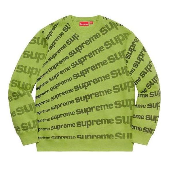 Пуловер Supreme Radial Print Crewneck Sweatshirt Зелено | SUP-SS20-098