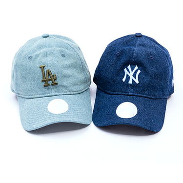 Шапка с козирка New Era MLB Denim 9TWENTY LA Dodgers Adjustable Hat Синьо | 60667479, 3