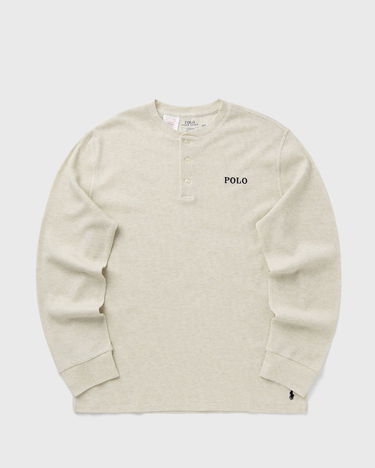 Тениска Polo by Ralph Lauren Polo Ralph Lauren Long Sleeve Henley Sleep Top Бежово | 714950609005, 2
