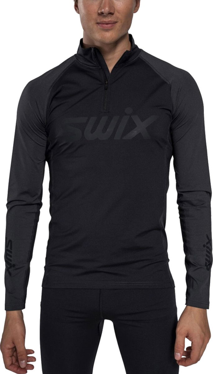 Суитчър SWIX SWIX RaceX Dry Half Zip Top Черно | 10099-23-10150