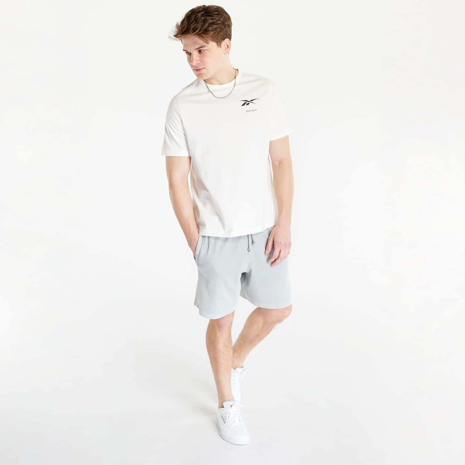 Тениска Reebok Basketball Ct Tee Бяло | HN5804, 0