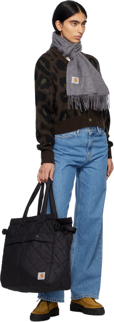 Голяма пазарска чанта Carhartt WIP Quilted Travel Tote Bag Черно | I033785 89XX, 3