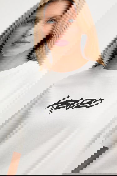 Тениска KENZO Kenzo x Futura T-Shirt Бяло | FF62TS5544SG, 3