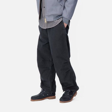 Карго панталони Carhartt WIP Stone Dyed Black Pants Черно | I033762_9, 2