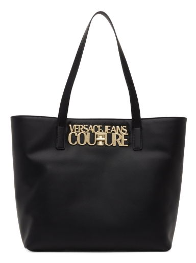 Голяма пазарска чанта Versace Jeans Couture Logo Lock Tote Bag Черно | E75VA4BL8_EZS467