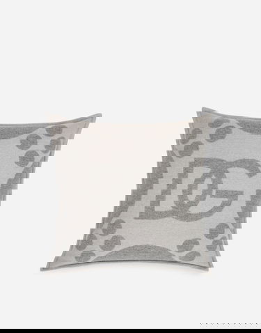 Домашен декор Dolce & Gabbana Wool Jacquard Cushion Medium Сиво | TCE008TCAN2U0060, 0
