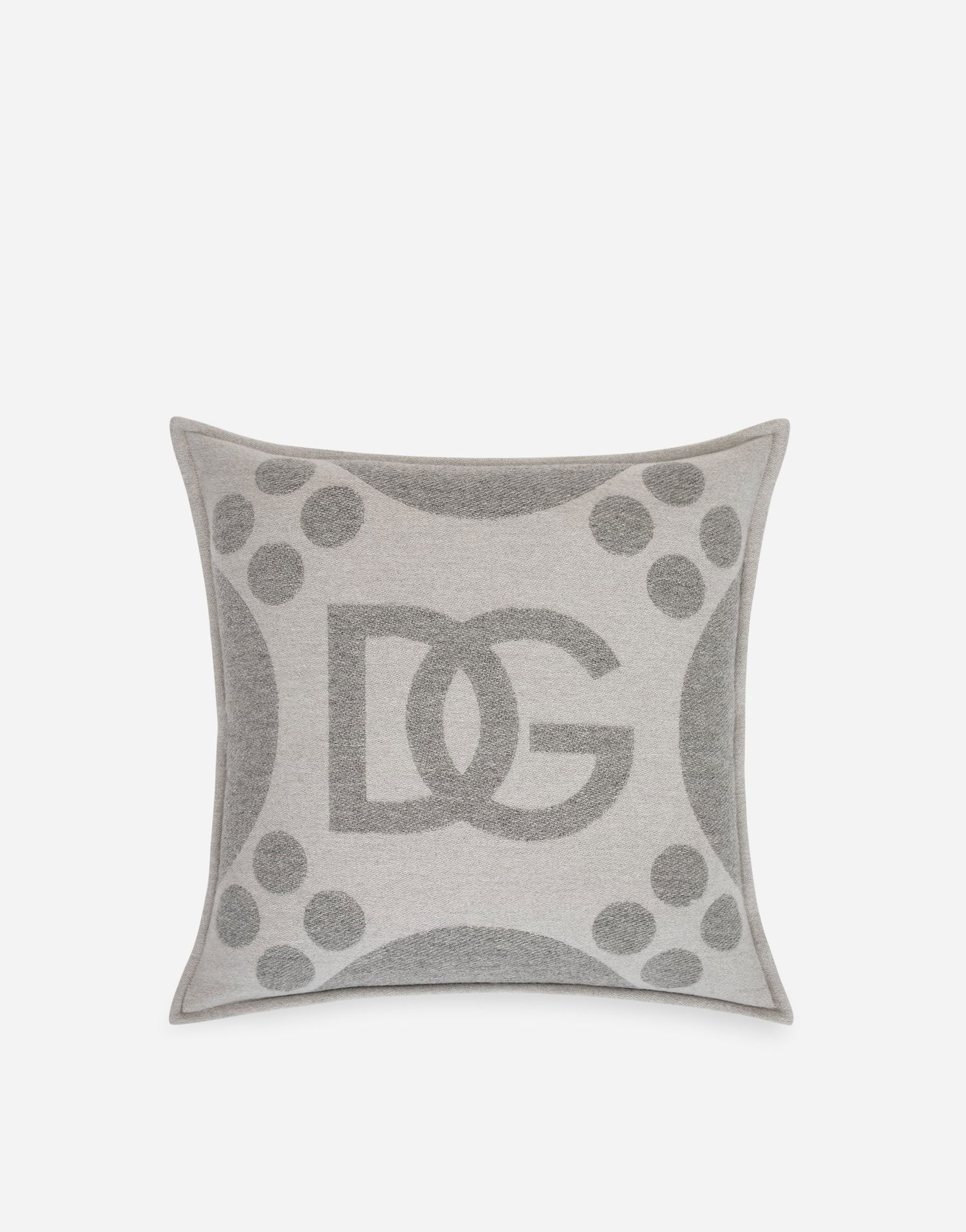Домашен декор Dolce & Gabbana Wool Jacquard Cushion Medium Сиво | TCE008TCAN2U0060, 0