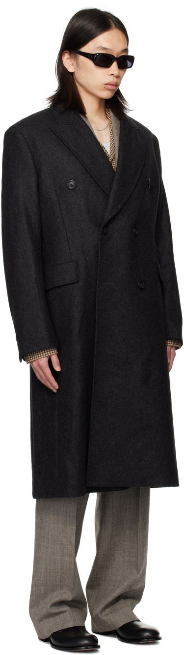 Палта OUR LEGACY OUR LEGACY Whale Double-Breasted Coat Черно | M4251WG, 1