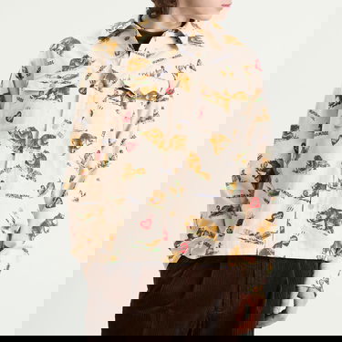 Риза Human Made Bear and Duck Pattern Flannel Shirt Розово | HM30SH011-WHT, 2