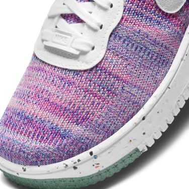 Кецове и обувки Nike Air Force 1 Crater Flyknit W Лилаво | DC7273-500, 4