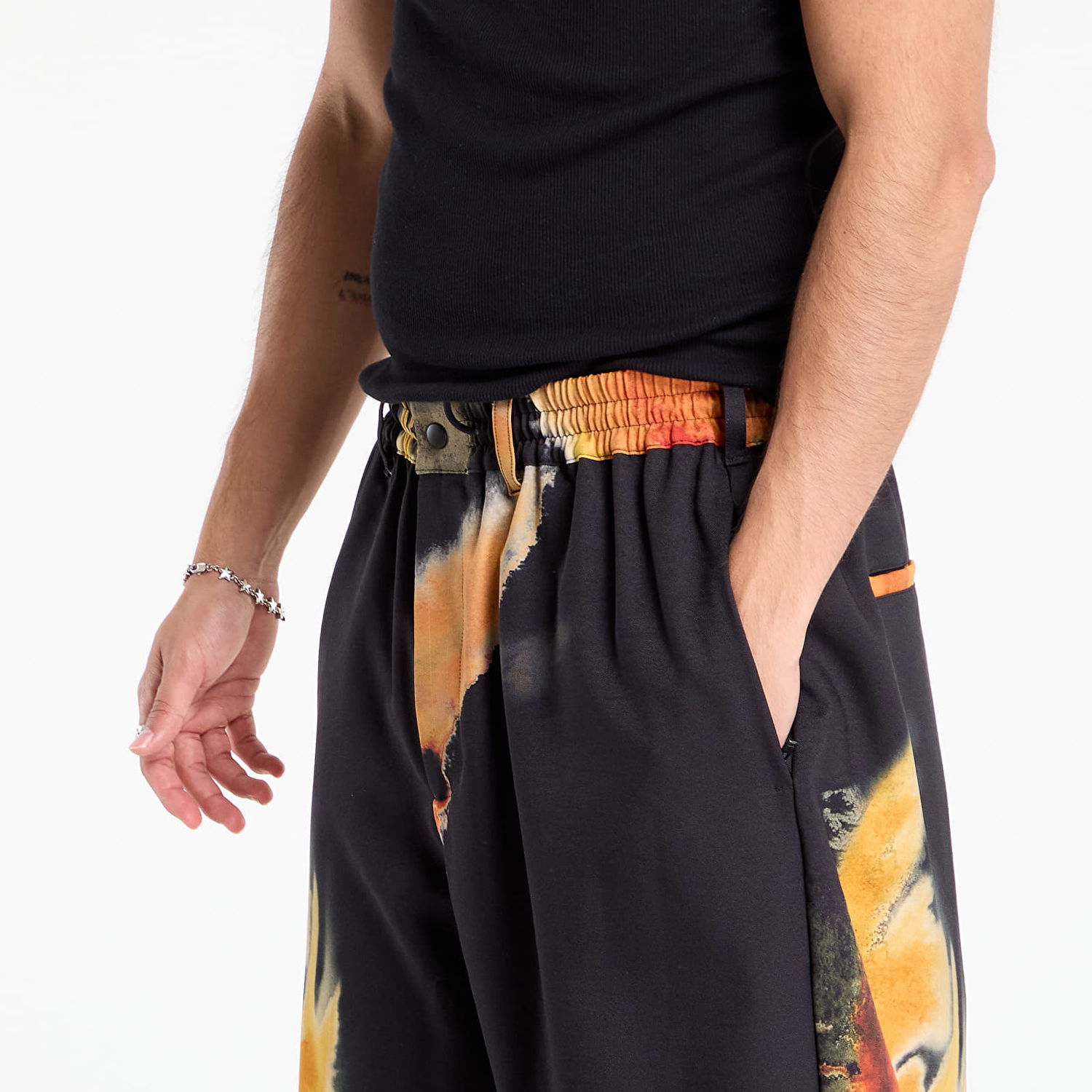 Спортни панталони Y-3 Y-3 AOP Sport Uniform Track Pants Черно | KA9620, 1