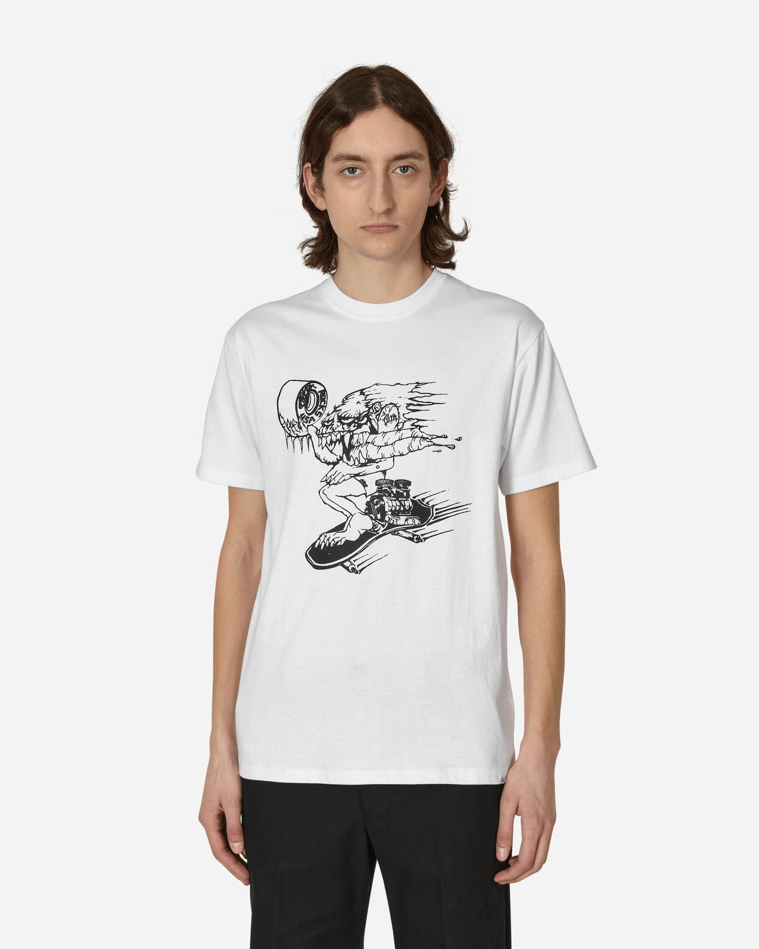 Тениска Vans Alva Skates T-Shirt Бяло | VN00061FWHT1, 0