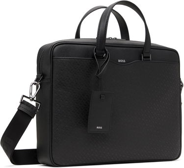 Чанта за пътуване BOSS Monogram Briefcase Черно | 50542235, 1