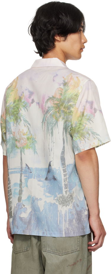 Риза Ksubi Ksubi Poolside Resort Shirt Бяло | MPF25SH005, 2