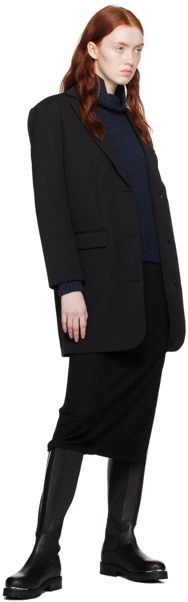 Пуловер Anine Bing ANINE BING Sydney Turtleneck Sweater Тъмно синьо | A-09-0102-420, 3