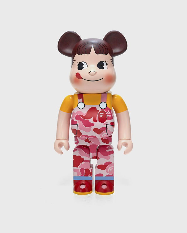 BAPE X PEKO-CHAN PINK 1000% BE@RBRICK Figure