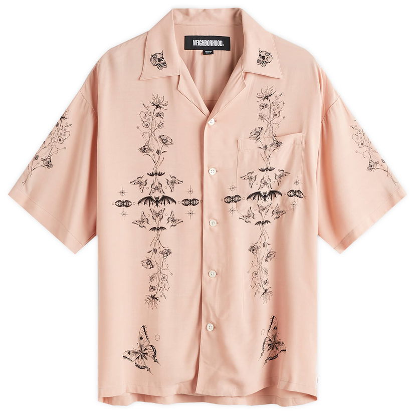 Риза Neighborhood Hawaiian Shirt Розово | 241TSDWN-SHM01S-PNK