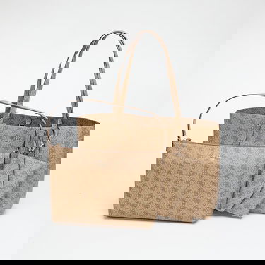 Голяма пазарска чанта GUESS GUESS Brenton Tote Бежово | HWLG9648230-LTL, 5