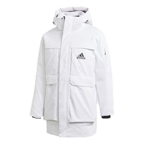 Парка adidas Originals Full-Zip Hooded Parka Бяло | GN9838, 0