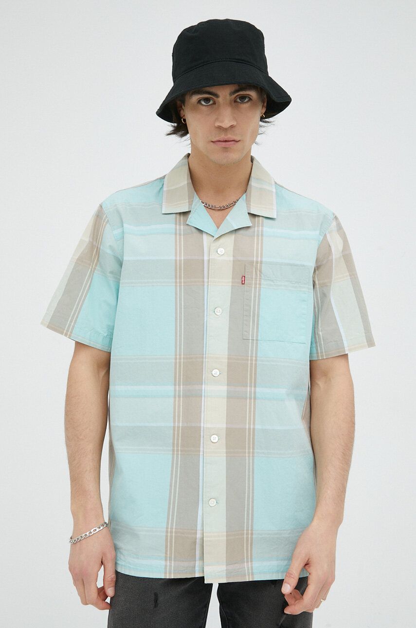 Риза Levi's Cotton Shirt Тюркоазено | 72625.0076, 0